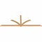 Ekena Millwork Redmond Smooth Timber Gable Bracket, Western Red Cedar, 108"W x 40"H x 1 1/2"D x 3 1/2"F, 9/12 Pitch GBW108X40X0204RED00SWR - alternate 5